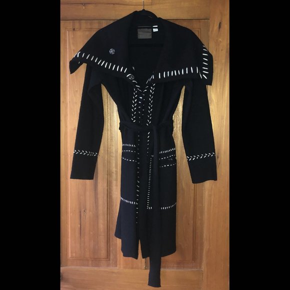 Anthropologie Black and White Jacket by Guinevere - Picture 1 of 7